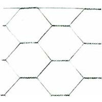 Rete Tripla Torsione Zincata Dopo La Tessitura maglia 51/4 spessore filo ø mm.0,8 mt.50 cm.150h.