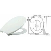 Sedile wc universale 2850 buxton