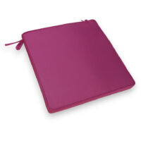 Cuscino da esterno per sedie 40x40 cm sfoderabile e idrorepellente - Bordeaux