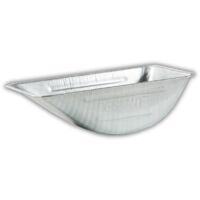 Vasca per carriola zincata bordata 80 lt