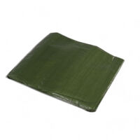Telo occhiellato verde e blu pesante 200 gr con bordature rinforzate e angoli in plastica per copertura esterna - 3x5 mt