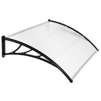 1PZ PENSILINA IN POLICARBONATO ALVEOLARE TRASPARENTE - cm.120x80x23h.