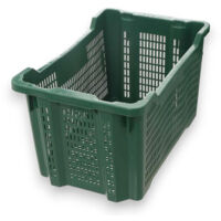 Cassetta agricola aperta per raccolta alimenti in polietilene 40 lt 52x36x31 cm