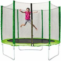 TRAMPOLINI TRAMPOLINO MOLLA ELASTICO JUMPY DIMENSIONI CM.Ø 244