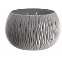 Vaso Nike DSK con decorazione tridimensonale Prosperplast - 48xH30 cm DarkGrey