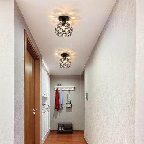 ZMH LED Deckenleuchte Schwarz Deckenstrahler: GU10 Deckenlampe Spots  330°Schwenkbar, LED fest integriert, Modern Flurlampe Industrial  Wandstrahler für Schlafzimmer Weiß - 1 Flammig