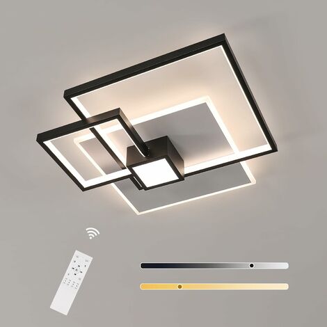 Bility LED herkömmlichen easyDim Deckenaufbau-Paneel 1x Lampe Lichtschaltern weiß BRILLIANT (3960lm, 61x45cm dimmbar mit EasyDim: 36W LED integriert, 3000K)
