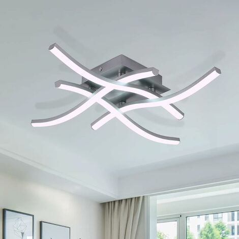 BRILLIANT Lampe Slimline LED Deckenleuchte 33cm weiß/schwarz 1x 12W LED  integriert, (800lm, 3000K) Energiesparend und langlebig durch LED-Einsatz
