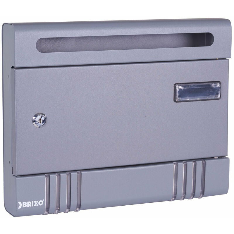 Landing Box Magazine L36.5xp6.5xh29 cm Brixo Pippo Grey Fonter