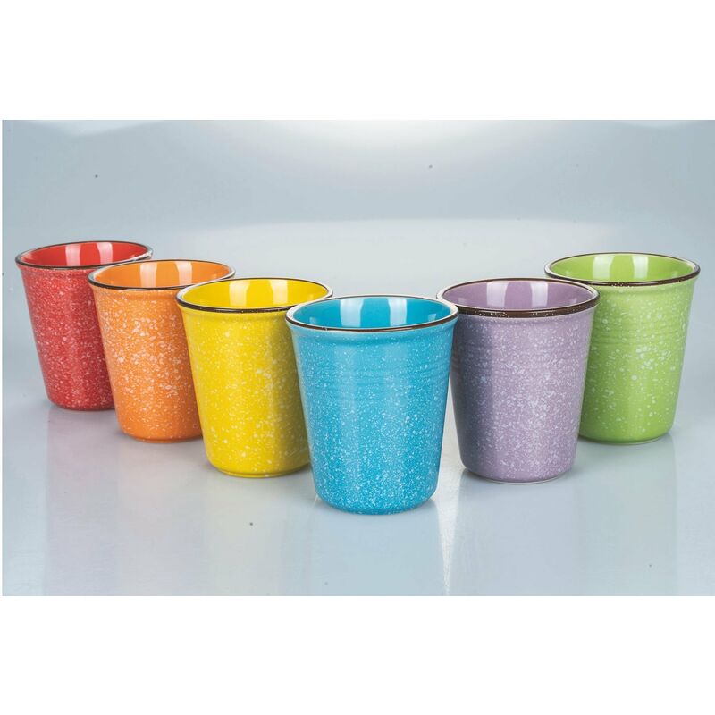 6pcs 350ml Tasse d'eau en verre clair