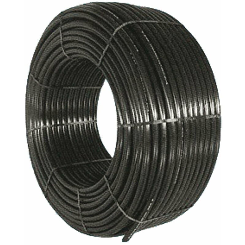 Tuyau D'Arrosage Polyéthylène Diamètre 25mm (1 Pouce) - Longueur 50 Mètres - Pression PN6 - Pour Arrosage Jardin, Robuste Et Flexible