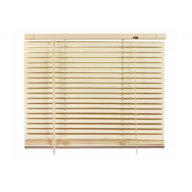 Rideau vénitien pour la crème de fenêtre en PVC 80x130 cm