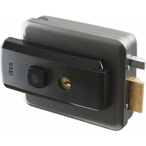 Idroweb – Serrure électrique réversible 12V – Entrée réglable 50-80mm – Multifonction avec 3 clés – Compatible portes bois et fer - 52N-52N515