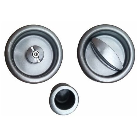Poignée ronde pour la porte coulissante du débit de passagers avec nottolin sur le support d'épaisseur avant 40-48 mm (1/3)