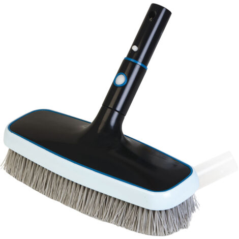 BROSSE AVEC POILS POUR PAROIS DE PISCINE FIXATION EASY-CLIP SANS TIGE GRE GRAPHITE WBP 25