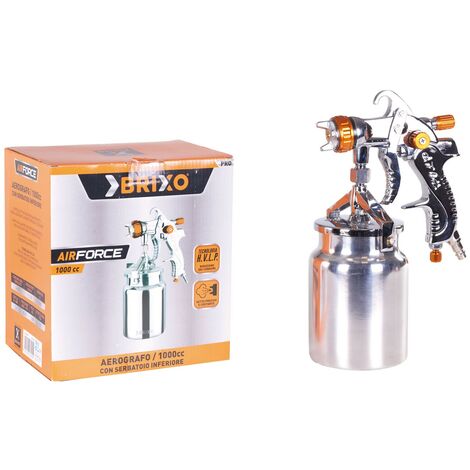 Spray Pistol Aérographe pour peindre AirForce 1000 cc Brixo (1/2)