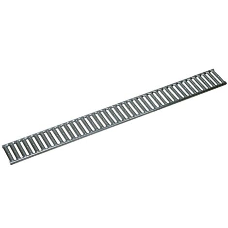 Grille de voirie 10x100 cm – Acier galvanisé – Drainage efficace pour piétons et cyclistes – Résistance à la charge élevée – Compact