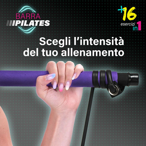 Barre élastique pour Pilates multifonction avec des bandes