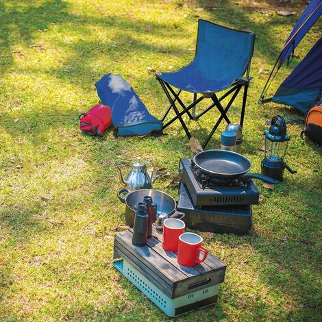 Chaise pliante du camping de voyage sans accoudoirs avec structure