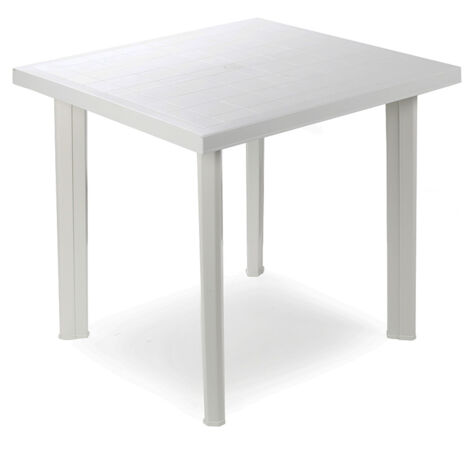 Progarden – Table de jardin FIOCCO en polypropylène – 6 places – Rectangulaire – 150x90cm – Résistante aux intempéries – Pour usage extérieur