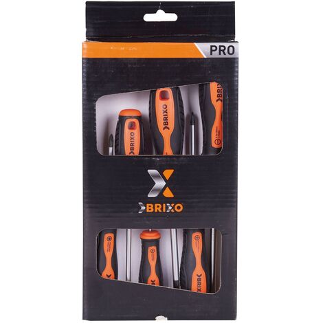 BRIXO JEU DE TOURNEVIS 6 PIÈCES TRAVAIL (1/4)