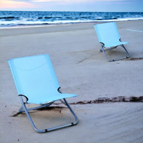 Chaise Plage Pliable Aktive Chaise Plage AKTIVE - 8 Positions - Coussin Rembourré - Pliable - Charge 110kg - Corail Chaise Plage Pliable Portable