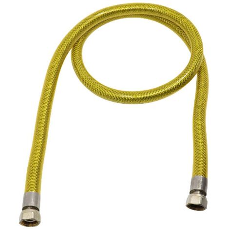 Tube à gaz en acier inoxydable avec cuisines flexibles et UNI EN 14800 HOG et HOB 150 cm