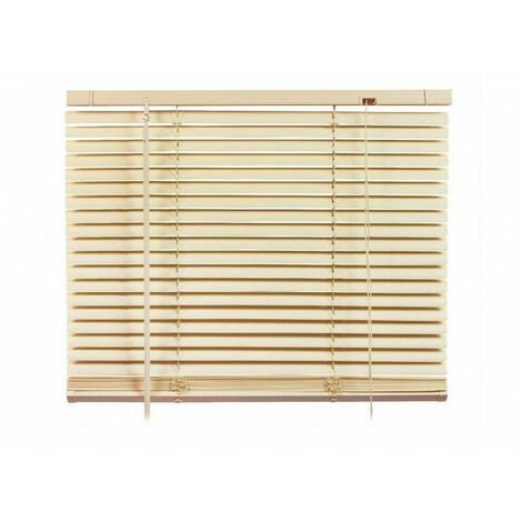 Rideau vénitien pour la crème de fenêtre en PVC 80x160 cm