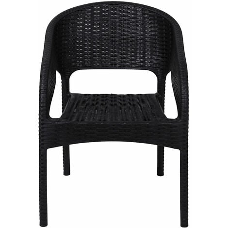 Chaise design avec accoudoirs, empilable, plastique, Fauteuil Air