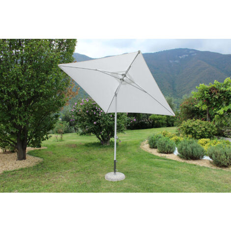 Tableau de jardin de 2x2 mètres avec poteau pliant en aluminium Maior Beige (1/5)