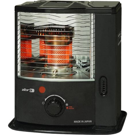 Poêle à pétrole Zibro RS30 – Puissance 2200W – Surface chauffée 60-110m² – Autonomie 13h – Ignition piézo – Toyotomi