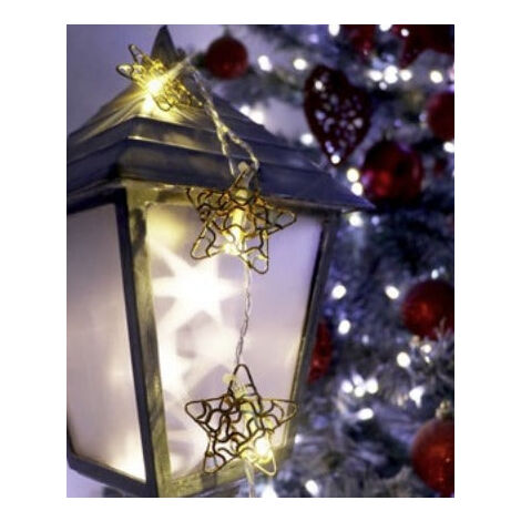 Stelline de Noël LED avec 10 feux de batterie pour l'intérieur