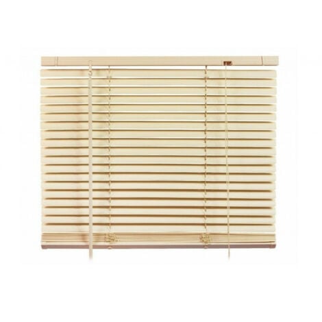 Rideau vénitien pour la crème de fenêtre en PVC 80x130 cm