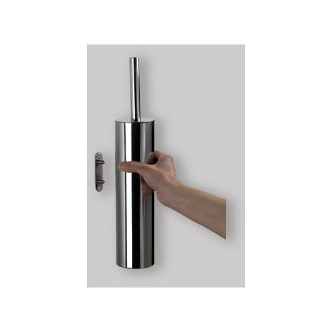 Porte-brosse de toilette mural en acier inoxydable Ivy (1/5)