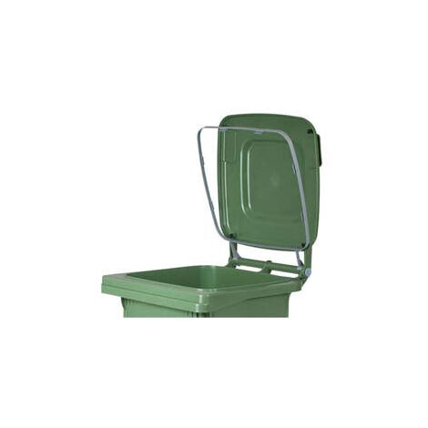 Couvercle Pour Poubelle SULO Format Euro2 - Compatible Poubelle 120 Litres, Couleur Vert