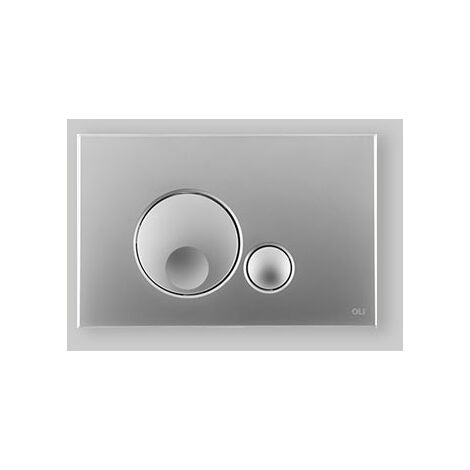 Plaque de contrôle d'huile "Globe" Chrome satiné