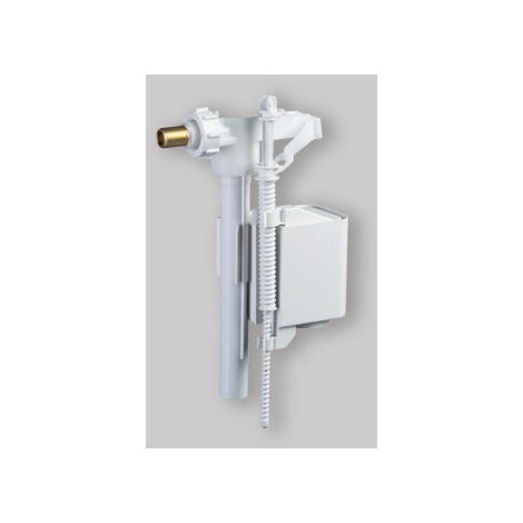 Vanne de remplissage silencieuse 3/8' en laiton – Temps de remplissage 6 l en 38s – Connexion latérale – Compatible réservoirs Schwab