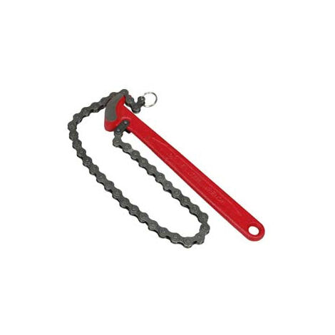 Clé à chaîne professionnelle en acier pour filtre à huile – Longueur 23,5 cm – Largeur 9,6 cm – Poids 0,43 kg – Pack sous blister – Alte