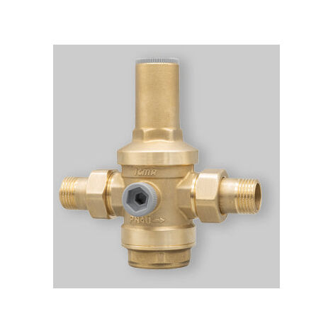 Détendeur d'eau à piston avec raccords-union 1"1/4 mm (1/2)