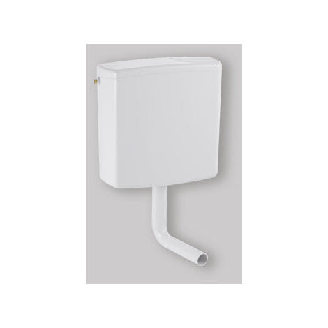 Réservoir à dos modèle "Ap 140" Double chasse d'eau blanc