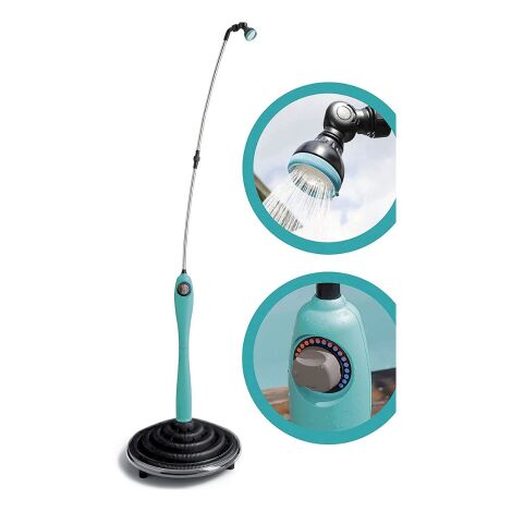 Douche solaire extérieure 58cm – Hauteur 2m – Réservoir résistant aux intempéries – Mitigeur intégré – Douchette orientable – GF - 58x200h