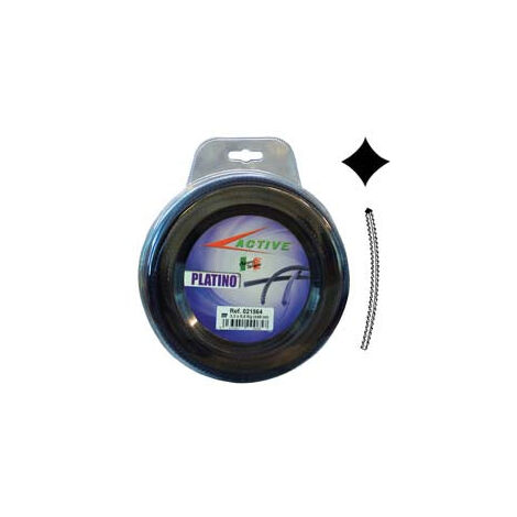 Fil Nylon Violet Denté "Platinum" Pour Débroussailleuse - ø 2,7 mm - blister de 50 m