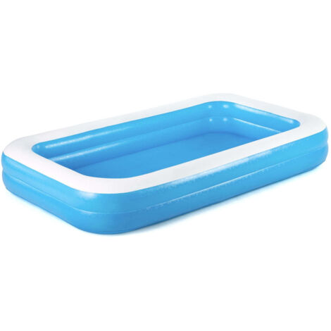 Bestway Piscine Gonflable Rectangulaire 305x183x46 cm Bleu (1/5)