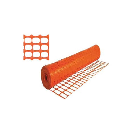 Filet en plastique pour chantiers de construction "Zone de construction" - cm. 120h.