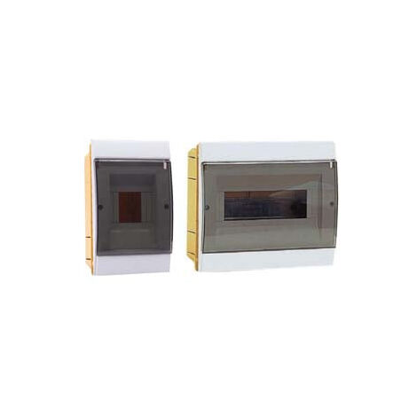 Tableau encastrable avec porte fumée IP40 "Série Meubles" - mm.300x22x200h pour 10/14 modules - 24W (970.12.B)