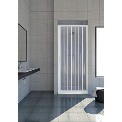 Box doccia nicchia Venere 80xh185 in PVC con apertura laterale (1/4)