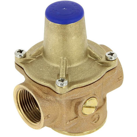 Réducteur de pression 3/4'' DN20 en bronze – Pression amont 16 bar – Réglable 1 à 5,5 bar – Clapet antipollution intégré