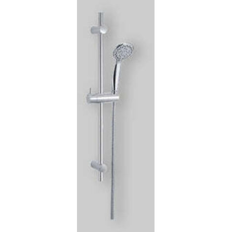 Barre coulissante en acier inoxydable Douchette à main à 4 jets avec flexible anti-torsion Easy 06 (1/4)