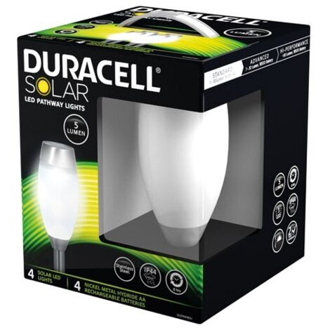 Estaca solar set 4 piezas metal/cristal - talla (1/3)