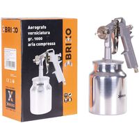 Spulez aérographe à pistolet pour peindre avec du réservoir inférieur LT 1 Brixo